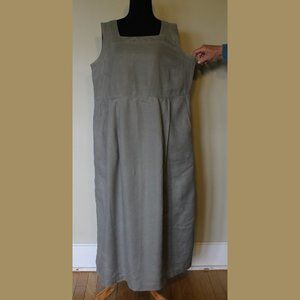Eddie Bauer Linen jumper dress